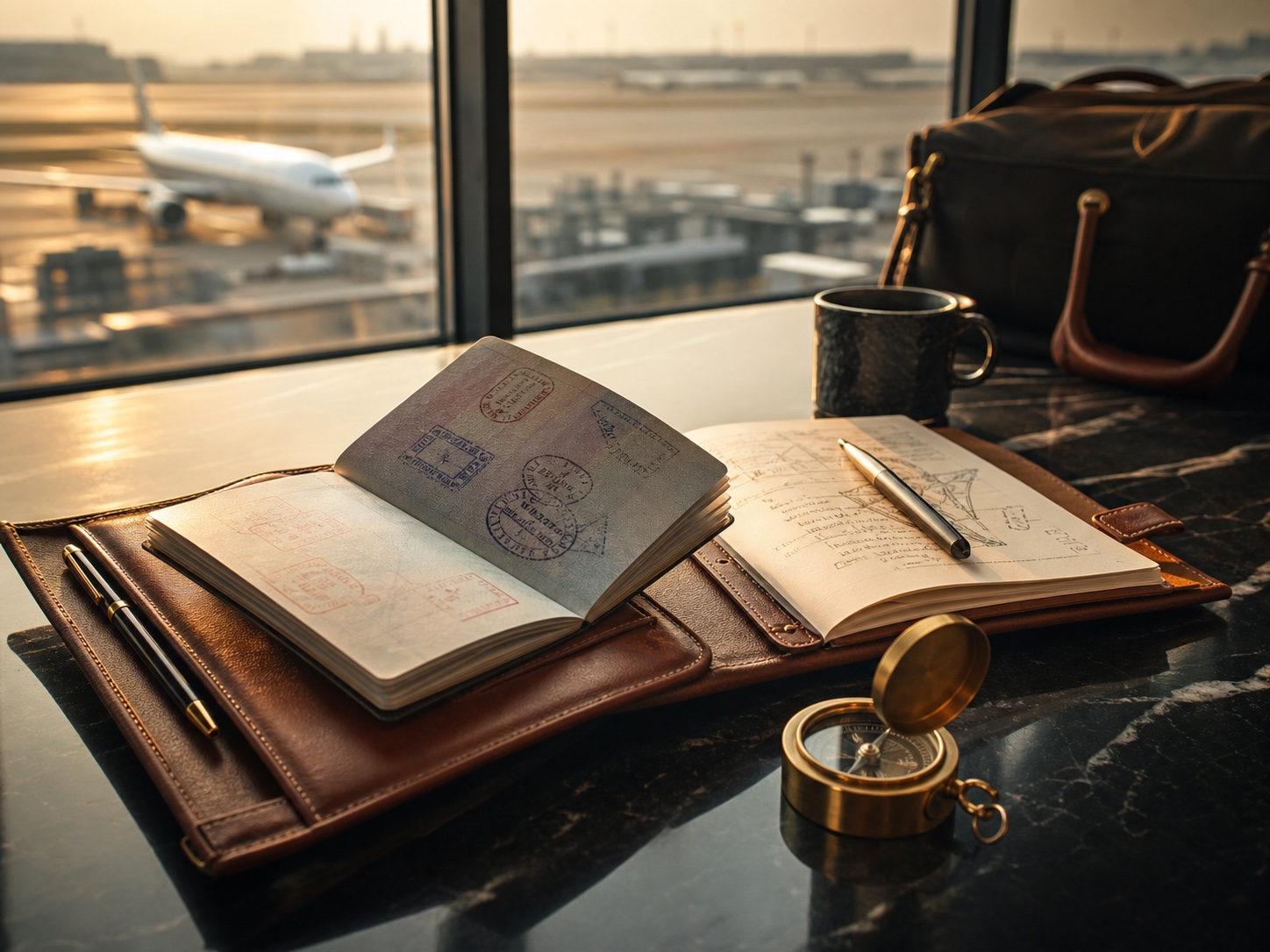 A private coastal travel setting arranged for a quiet itinerary.